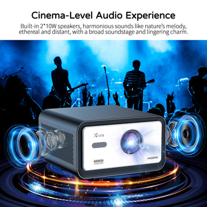 XNANO Performance HA110 1080P Projector with WiFi 6  Full HD 1000ANSI